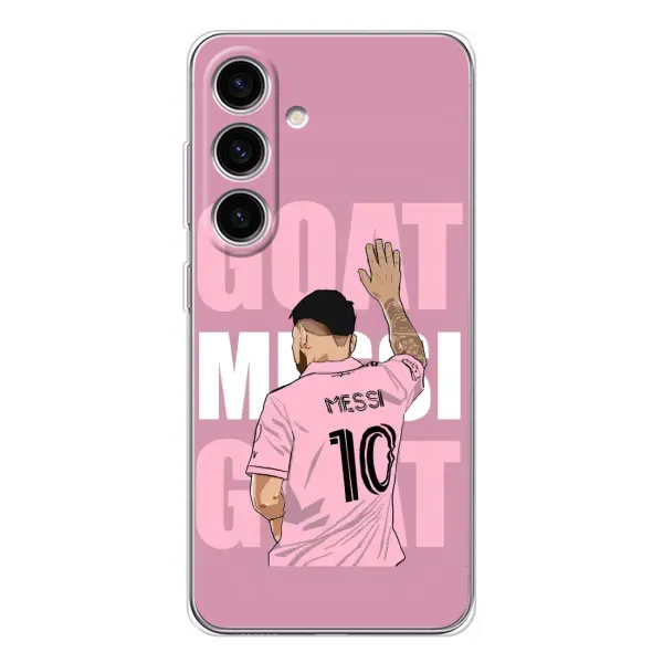 Чехол с рисунком «GOAT MESSI» для Samsung Galaxy S25 FE Чехол с рисунком «GOAT MESSI» для Samsung Galaxy S25 FE