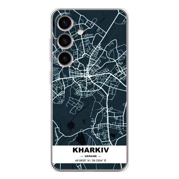 Чехол с рисунком «Харьков» для Samsung Galaxy S25 FE Чехол с рисунком «Харьков» для Samsung Galaxy S25 FE