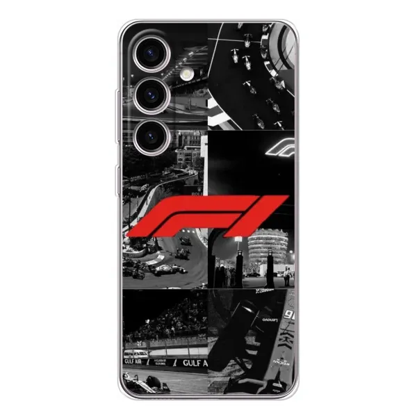 Чехол с рисунком «Коллаж Формула 1» для Samsung Galaxy S25 FE Чехол с рисунком «Коллаж Формула 1» для Samsung Galaxy S25 FE