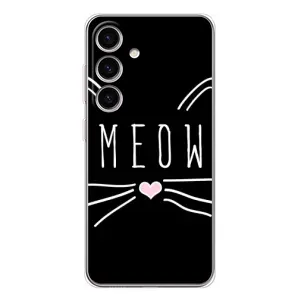 Бампер з зображенням Котиків для Самсунг Галаксі С25 ФЕ (КОТИК MEOW)