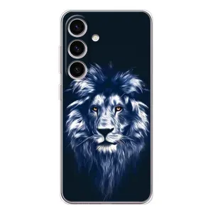 Чохол з картинкою на Samsung Galaxy S25 FE (Лев – синій)