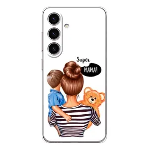 Чехлы для МАМЫ на Samsung Galaxy S25 FE (Мама и сын)