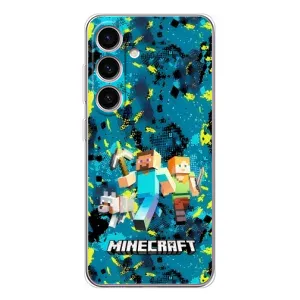 Чехлы для Samsung Galaxy S25 FE (Персонажи Майн Крафт) (Майнкрафт)