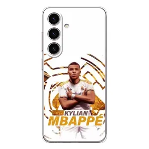Чехол (TPU) с Футболистом на Samsung Galaxy S25 FE (Мбаппе Реал)