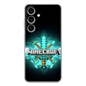 Чехол майнкрафт для Samsung Galaxy S25 FE (MineCraft 2)