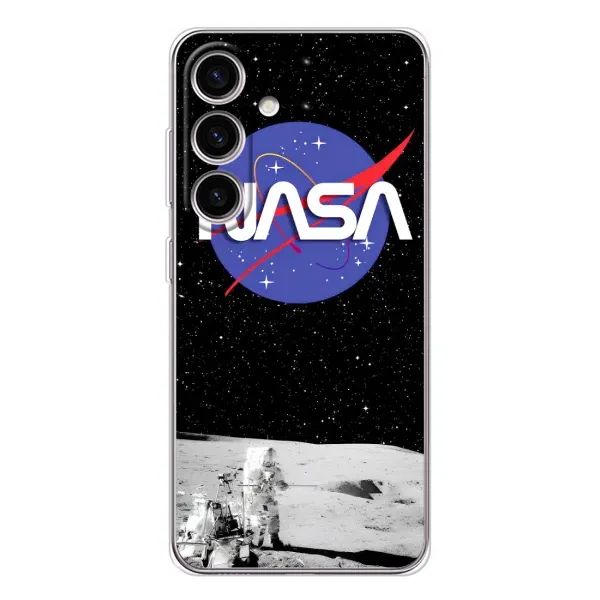Чехол с рисунком «Nasa на луне» для Samsung Galaxy S25 FE Чехол с рисунком «Nasa на луне» для Samsung Galaxy S25 FE