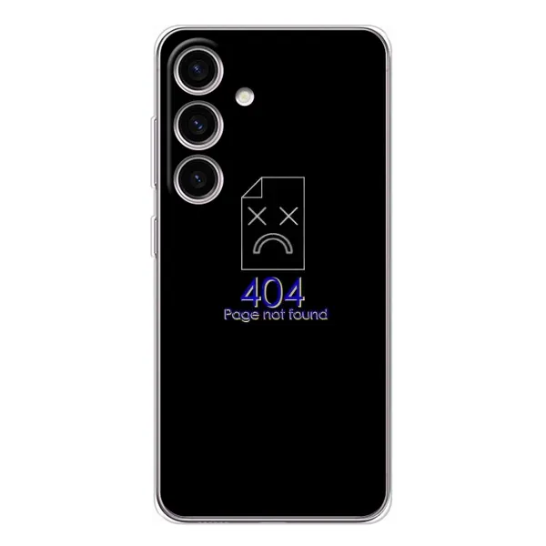 Чехол с рисунком «Ошибка 404» для Samsung Galaxy S25 FE