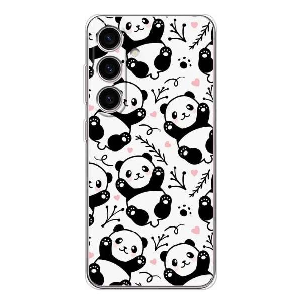 Чехол с рисунком «Пандочки» для Samsung Galaxy S25 FE Чехол с рисунком «Пандочки» для Samsung Galaxy S25 FE