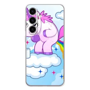 Чохол Unicorn на Samsung Galaxy S25 FE (Веселка Єдиноріга)
