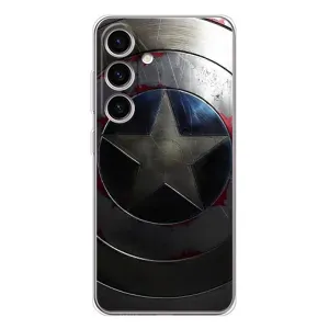 Чохол с Щітом Капітана Америки на Samsung Galaxy S25 FE (Ретро Щит Капітана)
