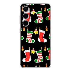 Силіконовий бампер на різдво для Samsung Galaxy S25 FE (Різдвяні подарунки)