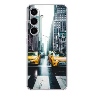 Силиконовый бампер (Работники) на Samsung Galaxy S25 FE (Такси)