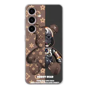 Силиконовый чехол для Samsung Galaxy S25 FE (Медмедь Луи Виттон)