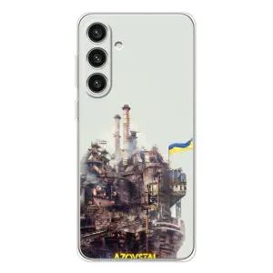 Чехлы на военную тематику для Samsung Galaxy S25 Plus (Азовсталь)