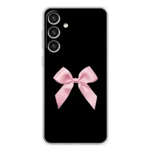 Чохол банти для Samsung Galaxy S25 Plus (Бант на чорному)