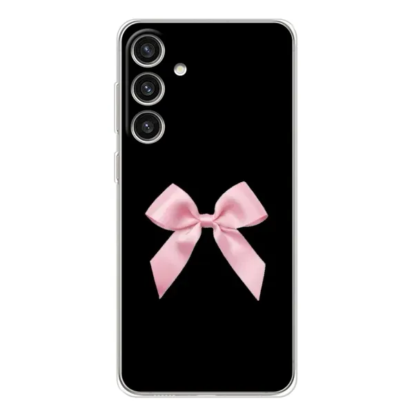 Чехол с рисунком «Бант на черном» для Samsung Galaxy S25 Plus Чехол с рисунком «Бант на черном» для Samsung Galaxy S25 Plus