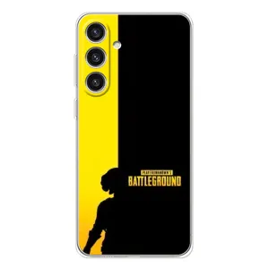 Чохол (TPU) з картинкою "Лого Пабг" на Галаксі С25 Плюс (Battlegrounds)