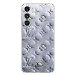 Текстурный Чехол Louis Vuitton для Галакси М25 Плюс (Белый ЛВ)