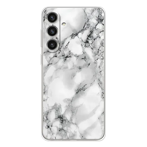 Чехол с рисунком «Белый мрамор» для Samsung Galaxy S25 Plus Чехол с рисунком «Белый мрамор» для Samsung Galaxy S25 Plus