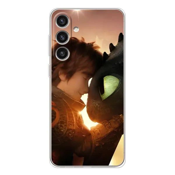 Чехол с рисунком «Беззубик и Иккинг» для Samsung Galaxy S25 Plus Чехол с рисунком «Беззубик и Иккинг» для Samsung Galaxy S25 Plus