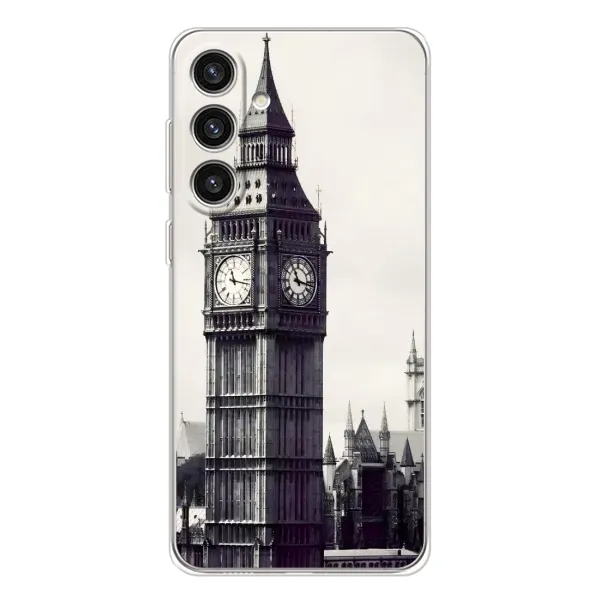Чехол с рисунком «Биг-Бен» для Samsung Galaxy S25 Plus Чехол с рисунком «Биг-Бен» для Samsung Galaxy S25 Plus