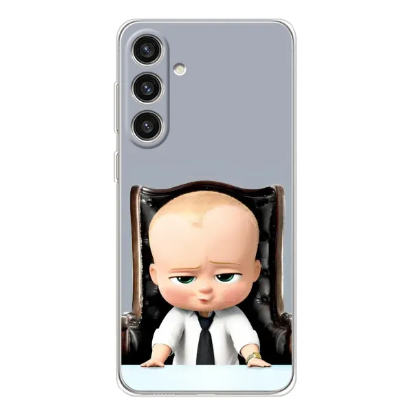 Чехол с рисунком «BOSS» для Samsung Galaxy S25 Plus