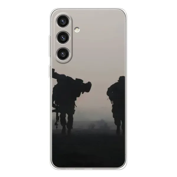 Чехол с рисунком «Бой солдат» для Samsung Galaxy S25 Plus Чехол с рисунком «Бой солдат» для Samsung Galaxy S25 Plus