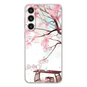 Чехол с принтом САКУРЫ на Samsung Galaxy S25 Plus (Чайная церемония)