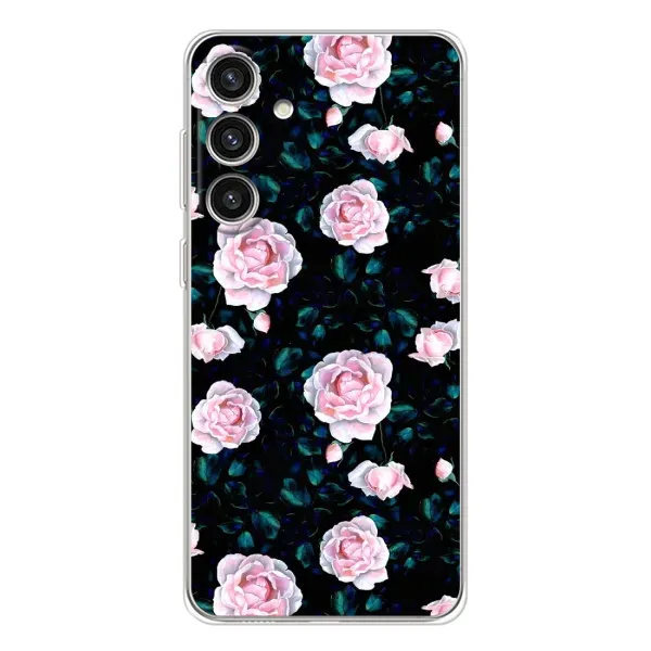 Чехол с рисунком «Чайные розы» для Samsung Galaxy S25 Plus Чехол с рисунком «Чайные розы» для Samsung Galaxy S25 Plus
