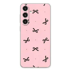 Чохол банти для Samsung Galaxy S25 Plus (Чорні бантики)