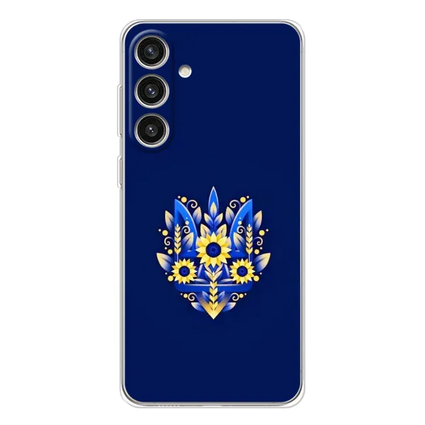 Чехол с рисунком «Цветущий Герб» для Samsung Galaxy S25 Plus Чехол с рисунком «Цветущий Герб» для Samsung Galaxy S25 Plus