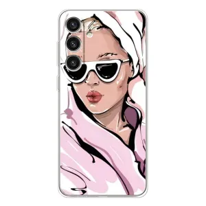 Чехол с картинкой Модные Девчонки Samsung Galaxy S25 Plus (Девушка в халате)