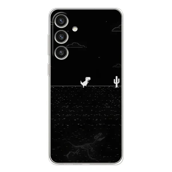 Чехол с рисунком «Динозаврик» для Samsung Galaxy S25 Plus Чехол с рисунком «Динозаврик» для Samsung Galaxy S25 Plus