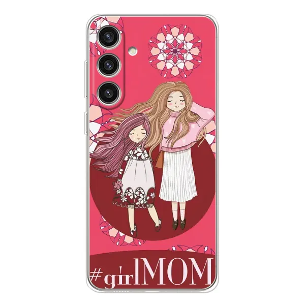Чехол с рисунком «Дочь и мама» для Samsung Galaxy S25 Plus