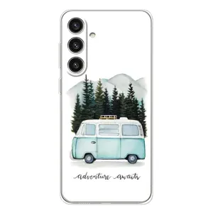Силіконовий бампер з картинкою машини на Samsung Galaxy S25 Plus (Будиночок на колесах)