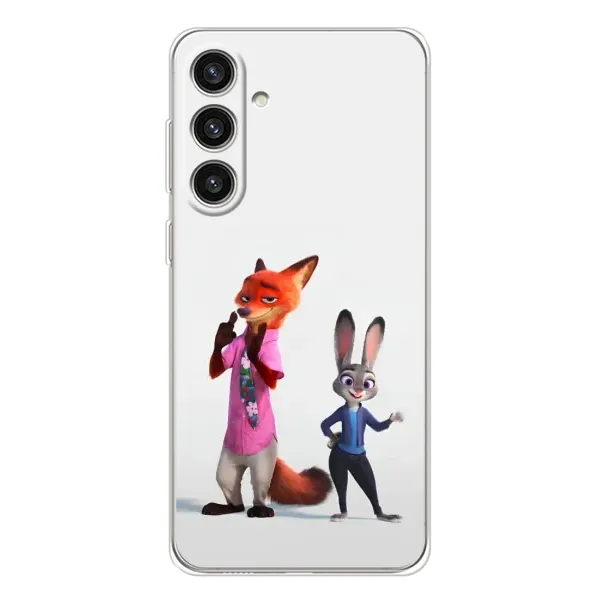 Чехол с рисунком «Джуди и Ник» для Samsung Galaxy S25 Plus Чехол с рисунком «Джуди и Ник» для Samsung Galaxy S25 Plus