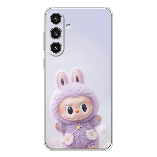 Чехол с рисунком «Фиолетовый Лабубу» для Samsung Galaxy S25 Plus Чехол с рисунком «Фиолетовый Лабубу» для Samsung Galaxy S25 Plus