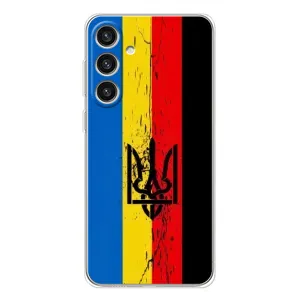 Чехлы УПА (Красно-Чёрный) на Samsung Galaxy S25 Plus (Флаг УПА)