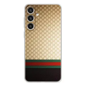 Чехлы Бренд GUCCI для Samsung Galaxy S25 Plus (Фон Гуччи)