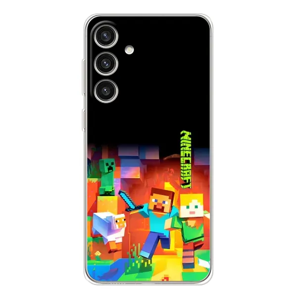 Чехол с рисунком «Герой Майнкрафт» для Samsung Galaxy S25 Plus Чехол с рисунком «Герой Майнкрафт» для Samsung Galaxy S25 Plus