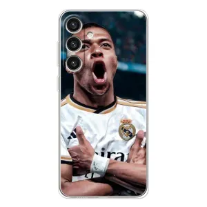 Чехол (TPU) с Футболистом на Samsung Galaxy S25 Plus (Гол Мбаппе)