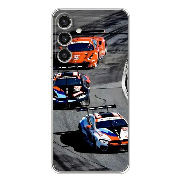 Чехол с рисунком «Гонщики» для Samsung Galaxy S25 Plus Чехол с рисунком «Гонщики» для Samsung Galaxy S25 Plus