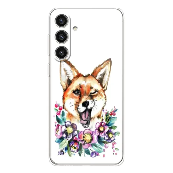 Чехол с рисунком «Хитрая лиса» для Samsung Galaxy S25 Plus Чехол с рисунком «Хитрая лиса» для Samsung Galaxy S25 Plus