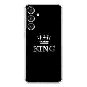 Чехол (Корона на чёрном фоне) для Галакси М25 Плюс (KING)