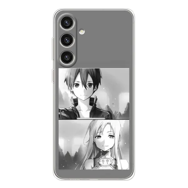 Чехол с рисунком «Кирито-Асуна» для Samsung Galaxy S25 Plus Чехол с рисунком «Кирито-Асуна» для Samsung Galaxy S25 Plus
