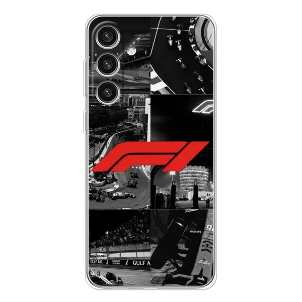 Чехол с рисунком «Коллаж Формула 1» для Samsung Galaxy S25 Plus Чехол с рисунком «Коллаж Формула 1» для Samsung Galaxy S25 Plus
