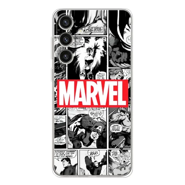 Чехол с рисунком «Комикс Марвел» для Samsung Galaxy S25 Plus Чехол с рисунком «Комикс Марвел» для Samsung Galaxy S25 Plus