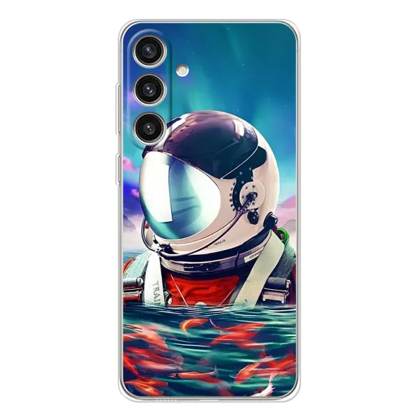 Чехол с рисунком «Космонавт в воде» для Samsung Galaxy S25 Plus Чехол с рисунком «Космонавт в воде» для Samsung Galaxy S25 Plus