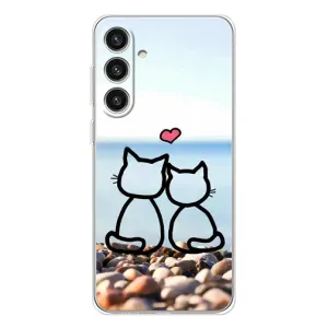 Силиконовые Чехлы Любимому человеку для Samsung Galaxy S25 Plus (Котейки)