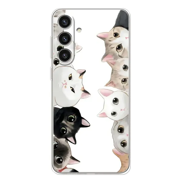 Чехол с рисунком «Коты» для Samsung Galaxy S25 Plus Чехол с рисунком «Коты» для Samsung Galaxy S25 Plus